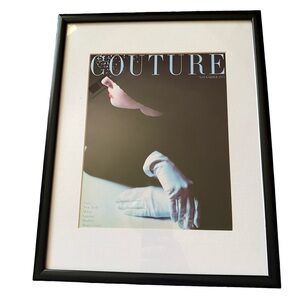 Couture Framed Fashion Magazine Cover Print.